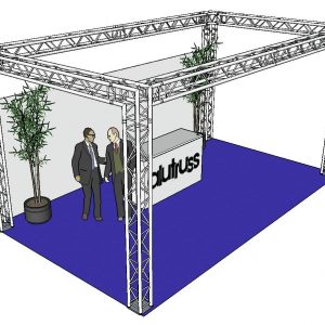 ALUTRUSS Truss set QUADLOCK 6082 rectangle 7x4x3.5m (WxDxH)