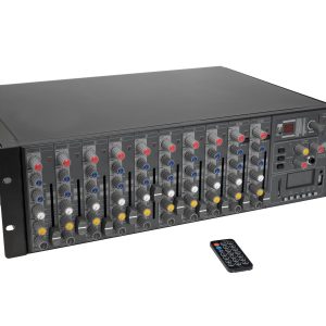 OMNITRONIC RM-1422FXA USB Rack Power Mixer