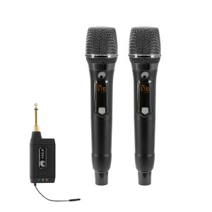 OMNITRONIC Set FAS TWO + 2x Dyn. Wireless Microphone 660-690MHz