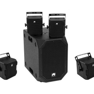 OMNITRONIC Set BOB-10A bk + 4x BOB-4 bk